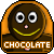 Chocolate badge
